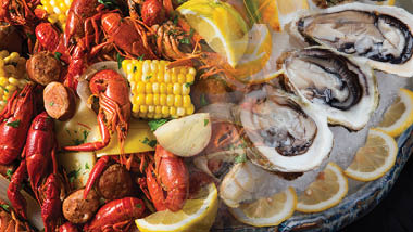 Crawfish and Oyster Buffet