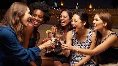 women drinking